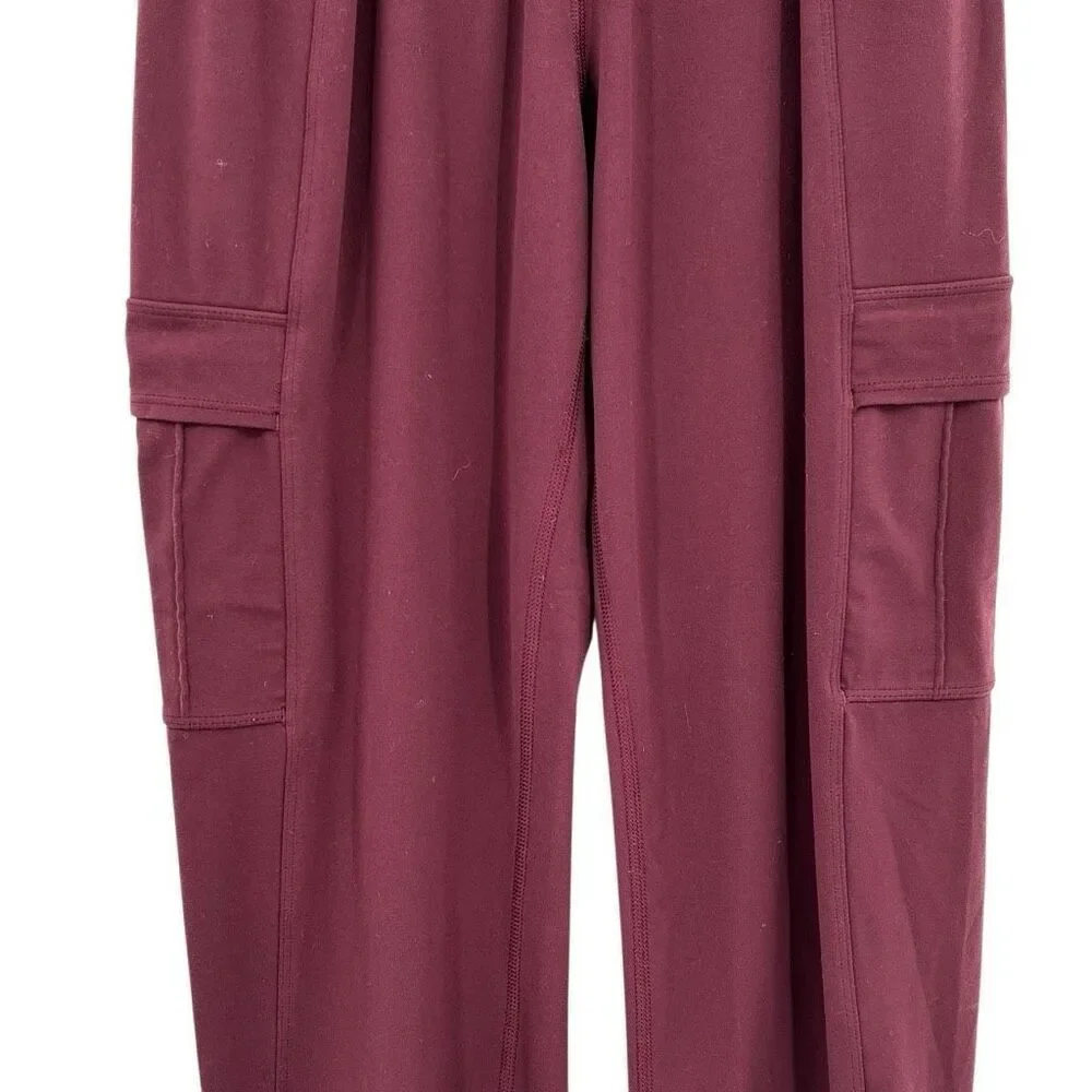 ATHLETA SALUTATION CARGO‎ JOGGER Burgundy Size XXS